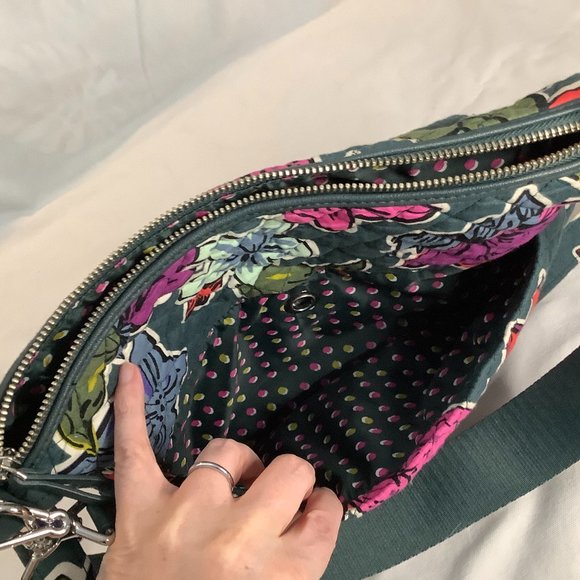 Vera Bradley Carson Shoulder Bag in Falling Flowers - Picture 9 of 9